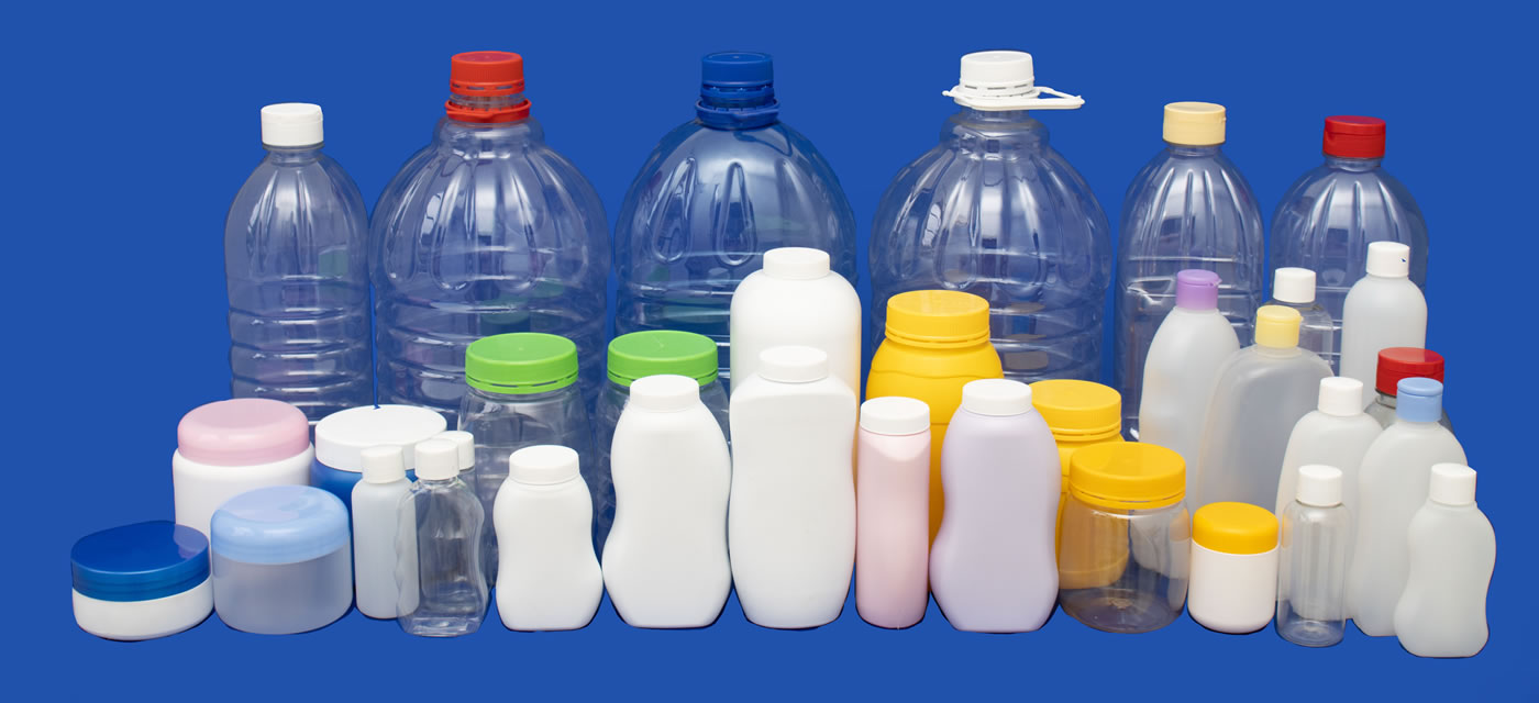 PET bottles and containers, HDPE bottles and containers by Split Line Manufacturing